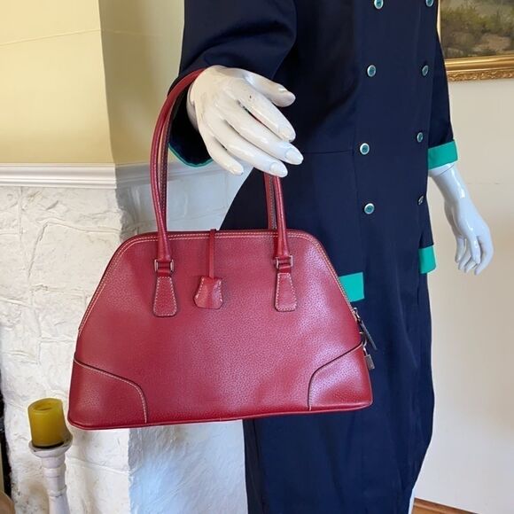 Faux Leather Alma Style Kelly Satchel Bag - Picture 3 of 10